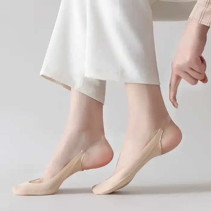 Chaussettes en soie glacée pour femmes