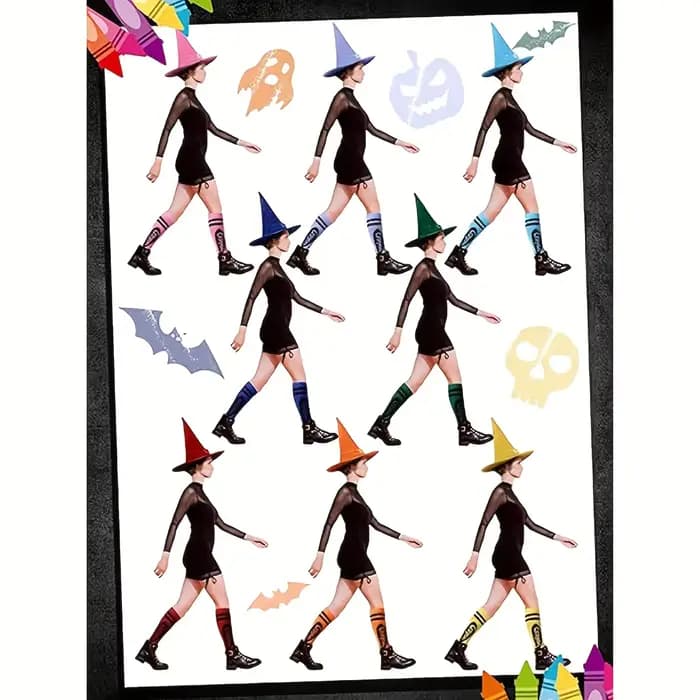 1 paire de chaussettes aux couleurs aléatoires