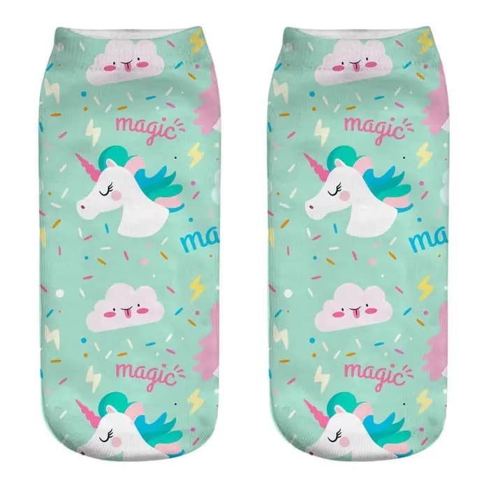 Chaussettes Harajuku 3D pour femmes