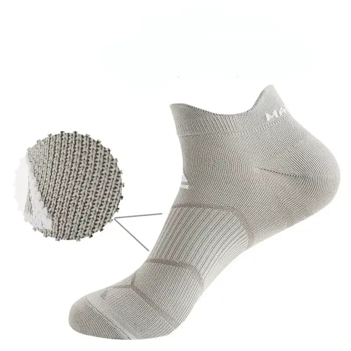 Chaussettes de sport courtes respirantes pour hommes et femmes, chaussettes de compression pour couples, anti-odeurs, anti-dérapantes, fines, athlétiques, course à pied, été, 1 paire