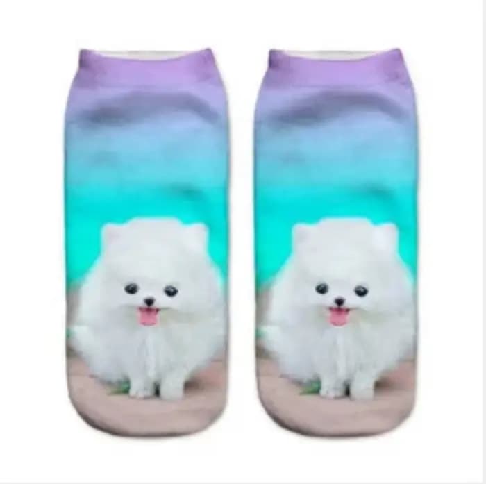 Nouvelle Offre Spéciale Chaussettes Courtes Unisexe Imprimées Numérique 3D pour Femmes