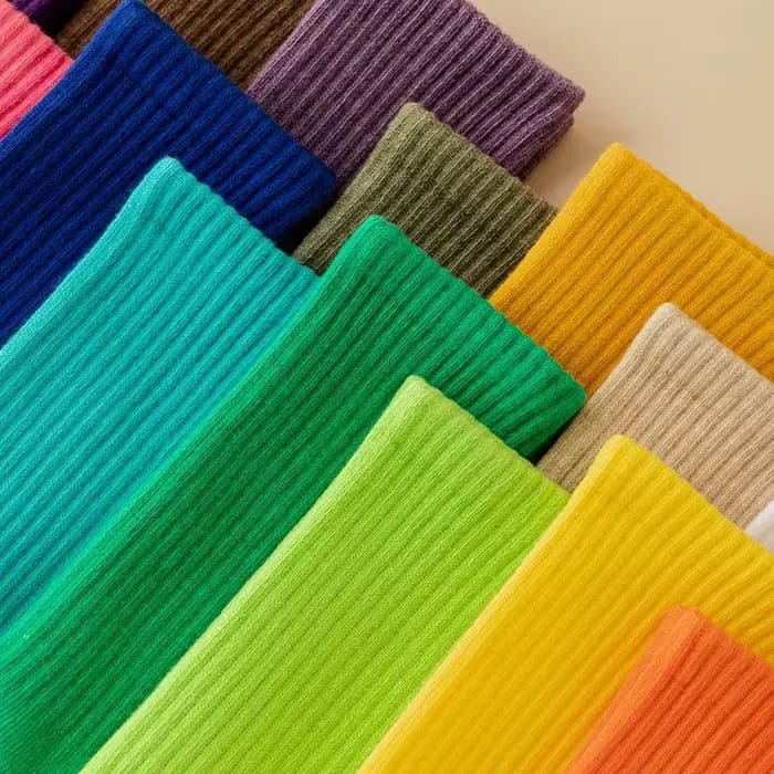Chaussettes unisexes décontractées en coton