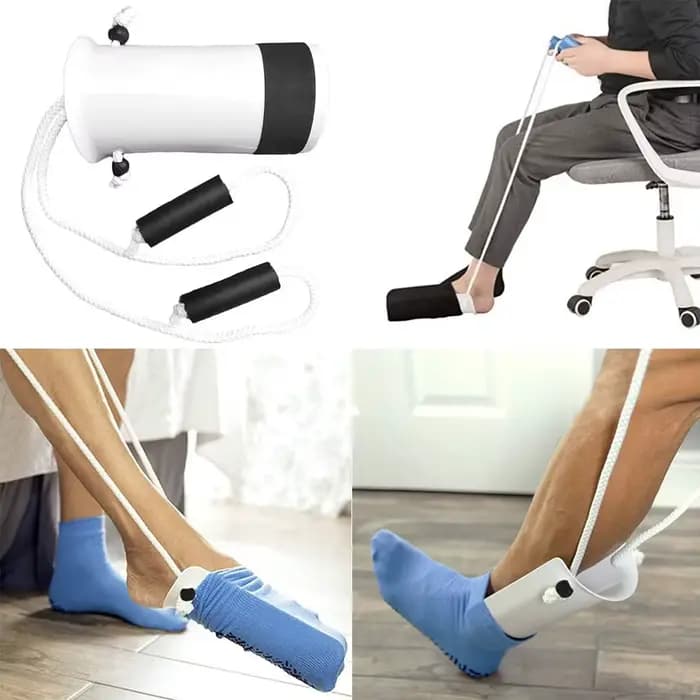 Aide au curseur pour les chaussettes et les bas, extracteur facile, outils d'aide à la chaussette, facile à mettre et à enlever