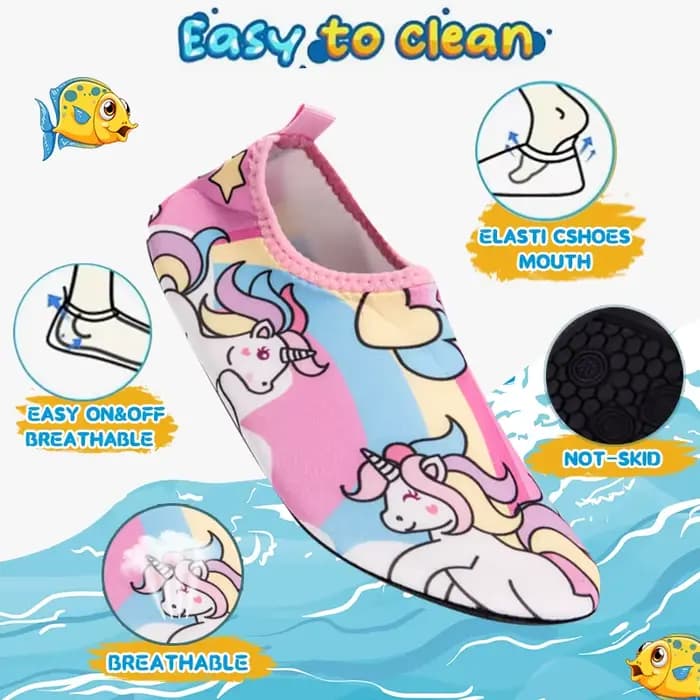 Chaussettes de natation pour enfants, Sport aquatique, plage, fines, multi-imprimés, antidérapantes, Fitness, Yoga, danse, natation, Surf, plongée, chaussures sous-marines