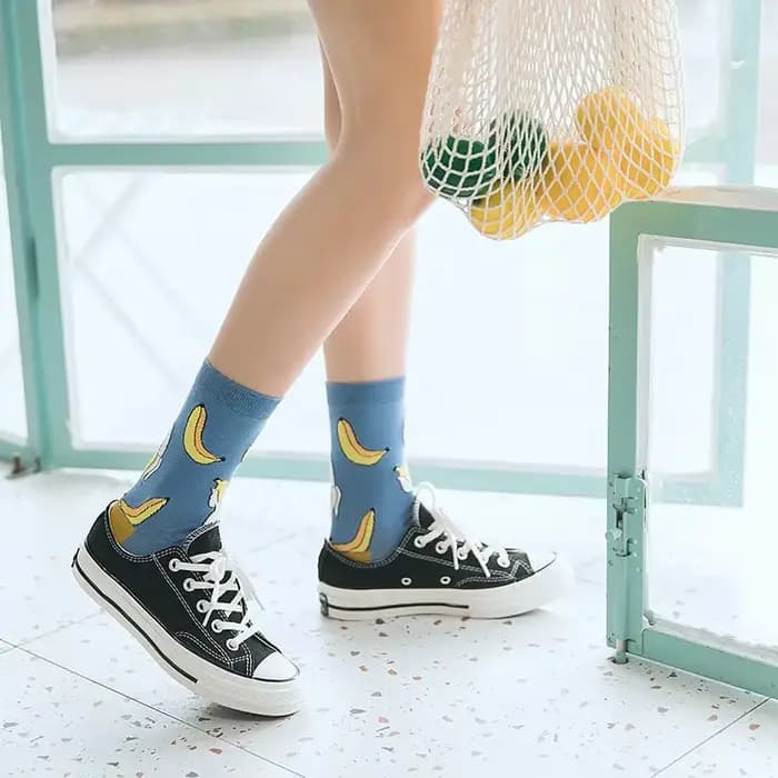 Chaussettes amusantes de dessin animé pour femmes