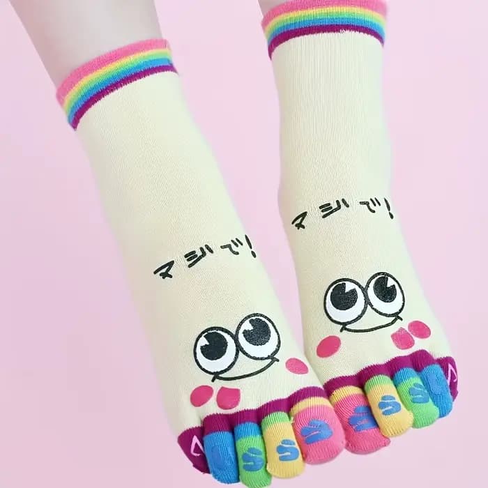 Chaussettes à cinq doigts pour femmes