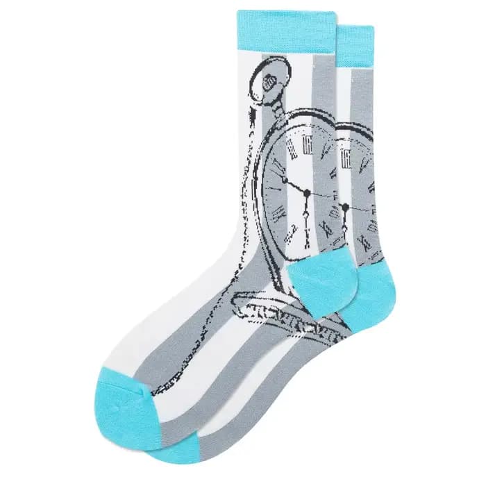 1 paire de chaussettes amusantes pour hommes