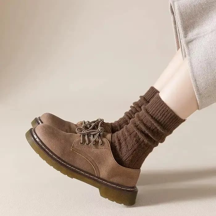 Chaussettes épaisses en cachemire pour femmes