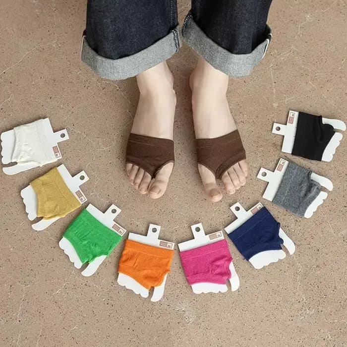 1 paire de chaussettes Tabi de Style japonais pour femmes