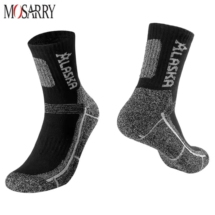 Chaussettes thermiques de sport professionnelles pour hommes