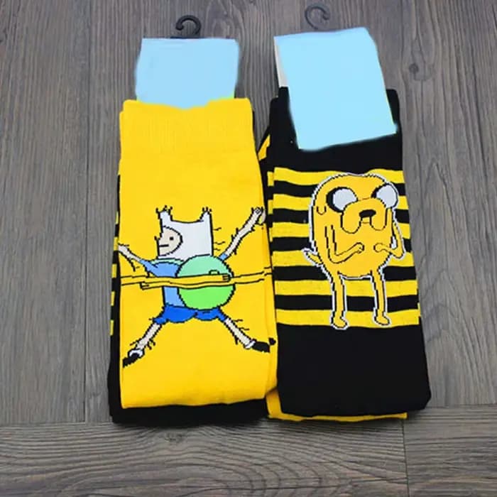 Chaussettes d'aventure de dessin animé mignon