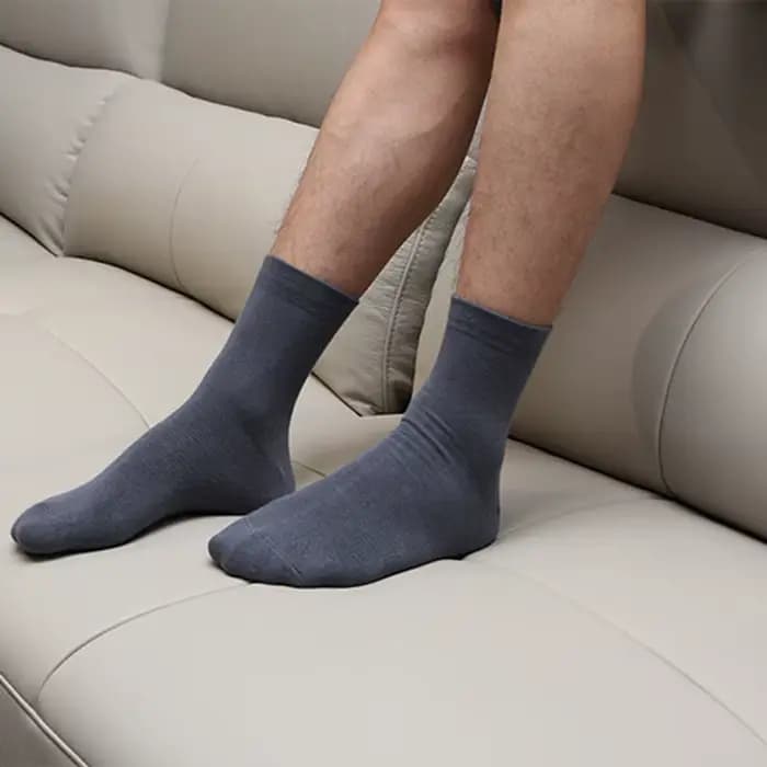 Hommes grande taille chaussettes 5 paires/lot robe grandes