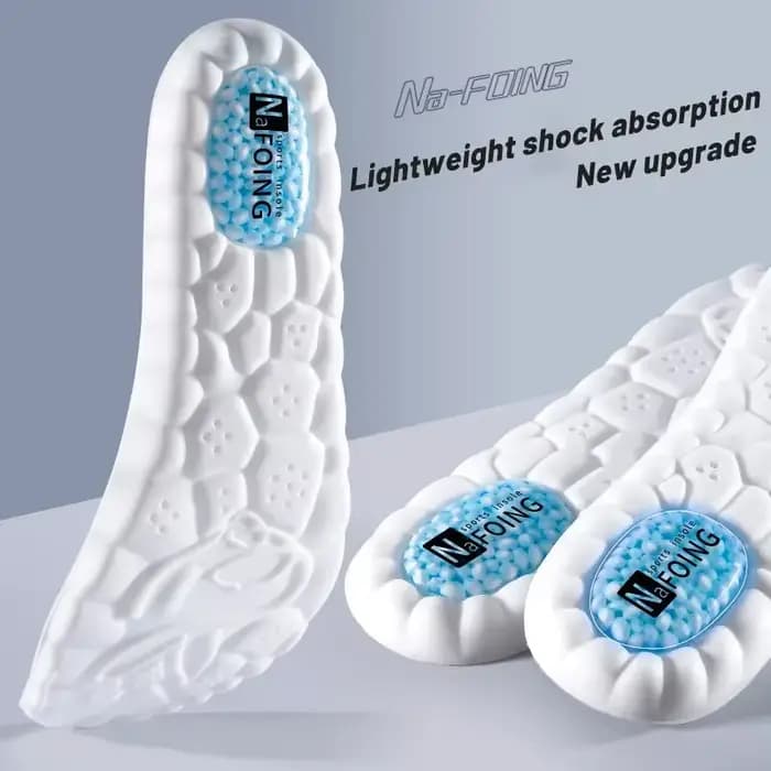 Semelles intérieures de sport épaisses pour hommes et femmes, entièrement rembourrées avec Anti-odeur, absorbant la sueur, respirantes, haute élasticité pour une longue durée de vie