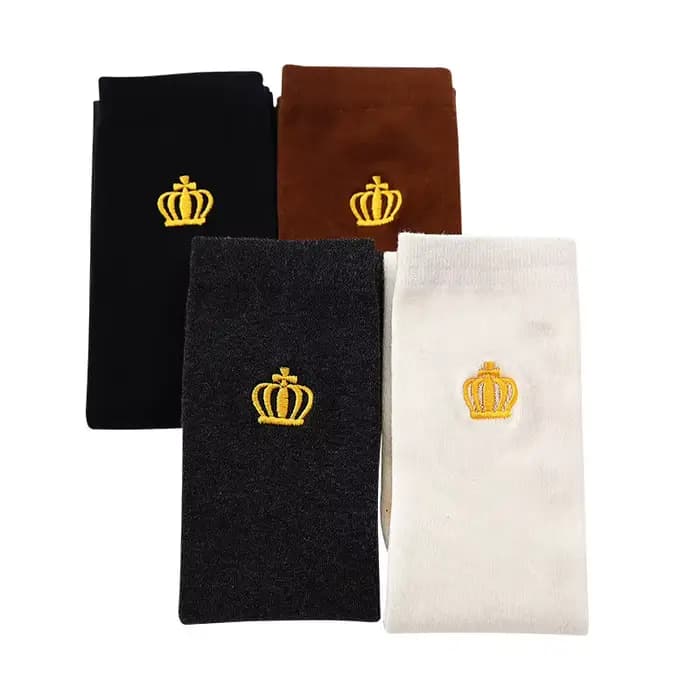 1 paire de chaussettes hautes pour filles