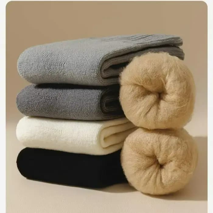 Chaussettes thermiques doublées en polaire pour hommes
