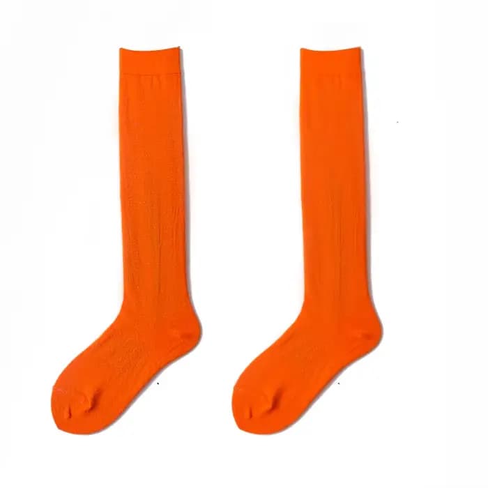 Chaussettes hautes tendance et colorées pour femmes