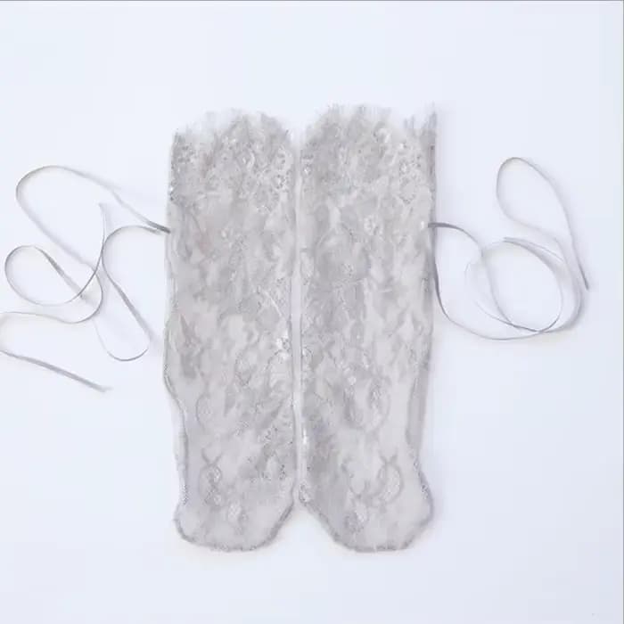Chaussettes BKLD pour femmes 2026 – Nouveauté été, chaussettes transparentes sexy en dentelle florale, chaussettes en maille pour femmes et jeunes filles, chaussettes courtes élastiques et tendance po