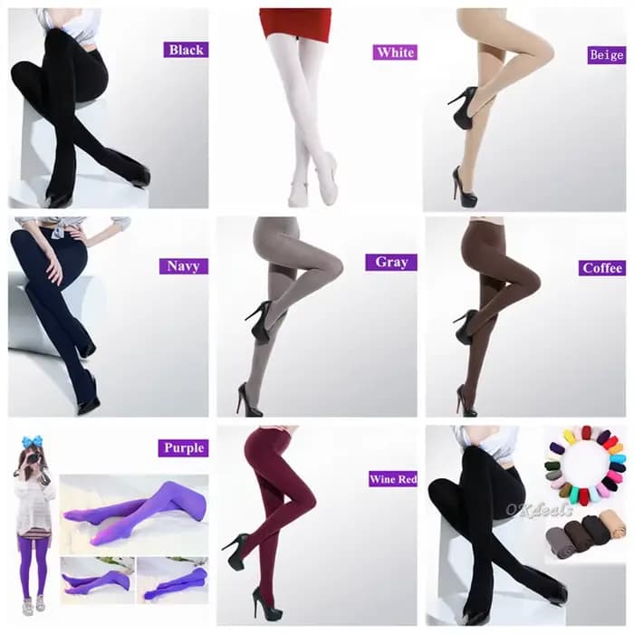 Collants opaques sans couture pour femmes