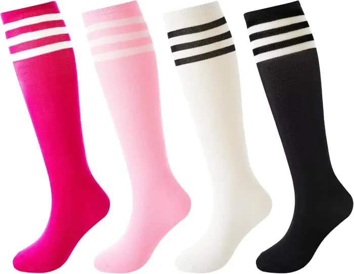 Chaussettes de football en coton pour enfants
