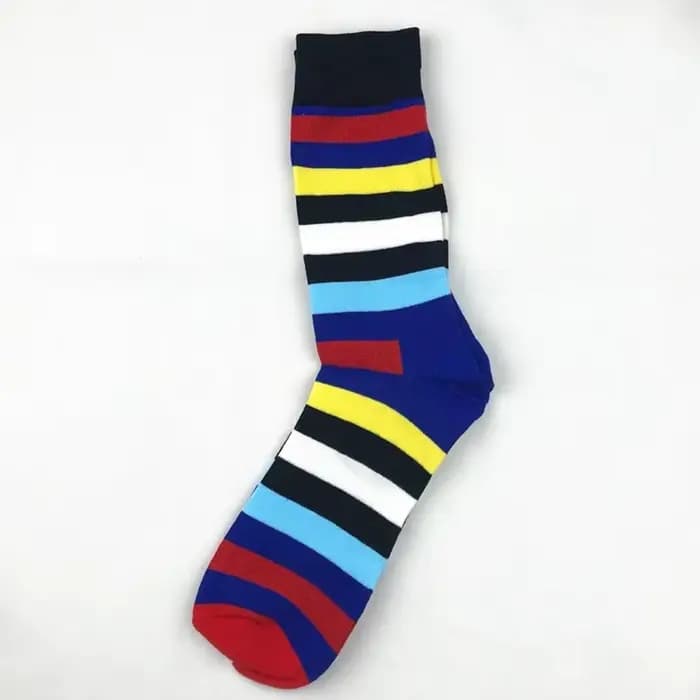 5 paires/pack drôle heureux chaussettes coloré rayure Design de mode Harajuku Hip Hop hommes femmes Couple chaussettes décontractées équipage coton peigné