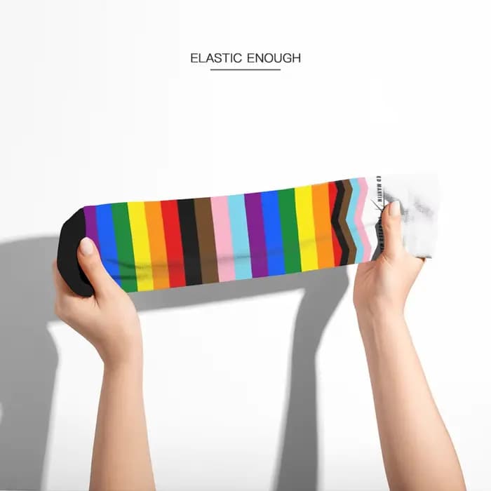 Lockheed Martin Gay Rride LGBT chaussettes droites hommes femmes hiver bas Polyester Harajuku