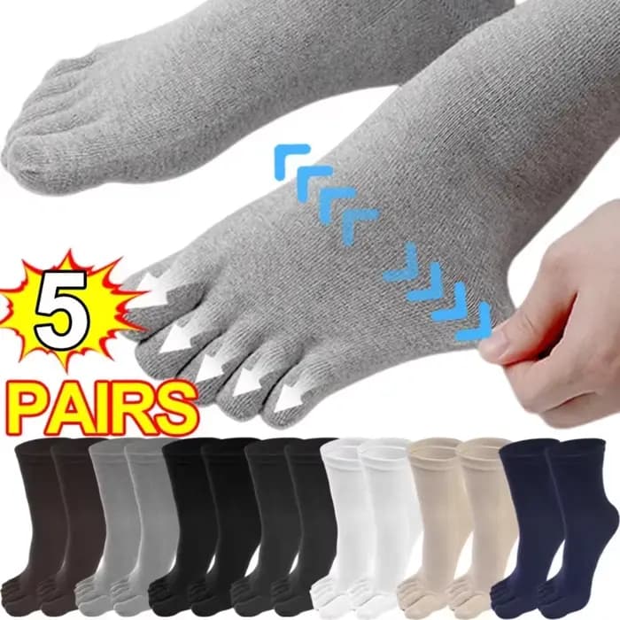 1/5 paires de chaussettes à cinq doigts
