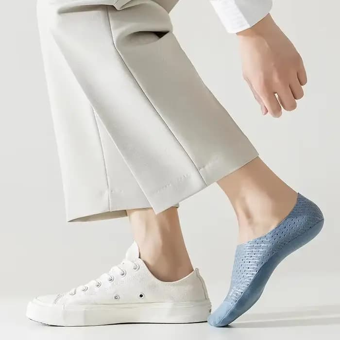 Chaussettes d'été en maille fine pour hommes