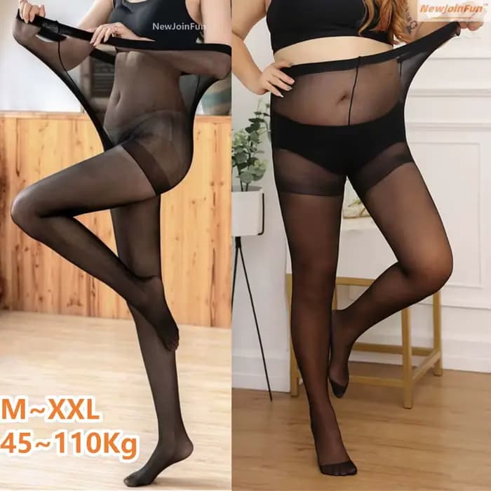 Collants noirs transparents