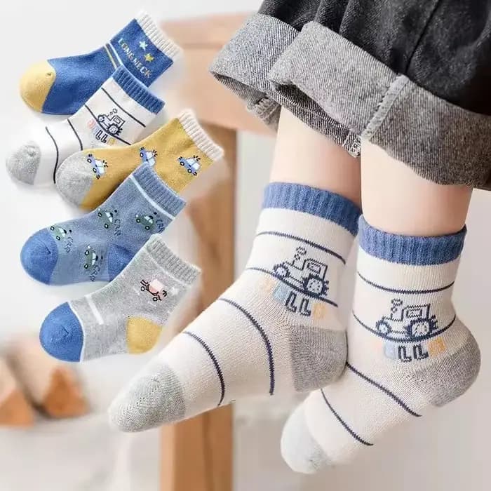 5 paires enfants garçons chaussettes Tennis