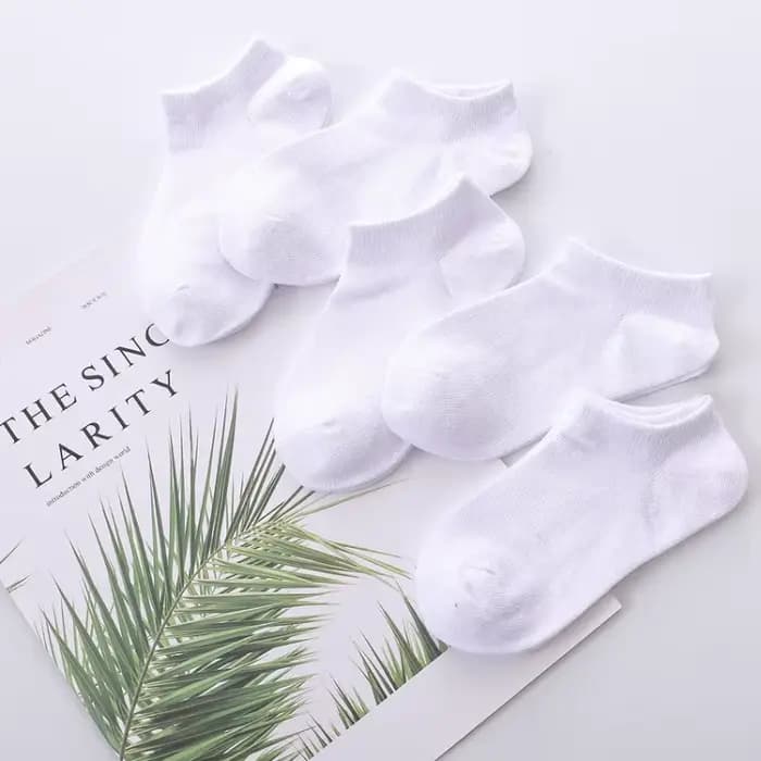 Chaussettes basses blanches pour enfants