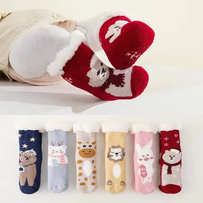 Chaussettes de noël pour bébé de 0 à 4 ans