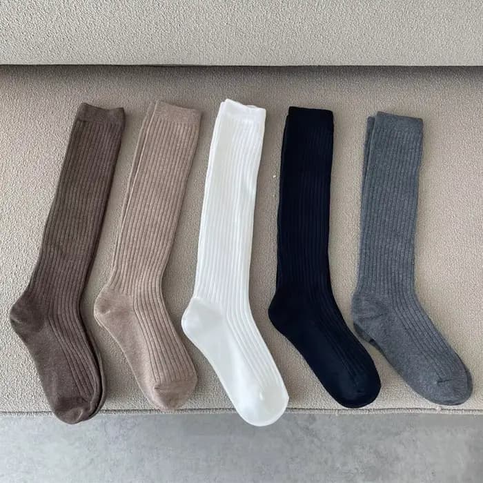 Ogo-Chaussettes longues en coton pour femme