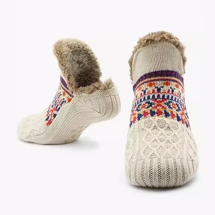 Chaussettes de sol chaudes pour hommes et femmes, chaussettes de neige, tapis de sommeil, pantoufles, chaussettes de Yoga antidérapantes, automne et hiver, 2024