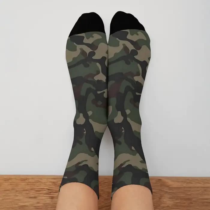 Chaussettes camouflage Crew