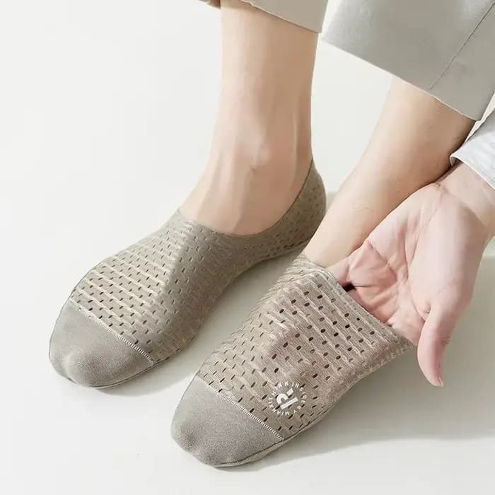 Chaussettes d'été en maille fine pour hommes