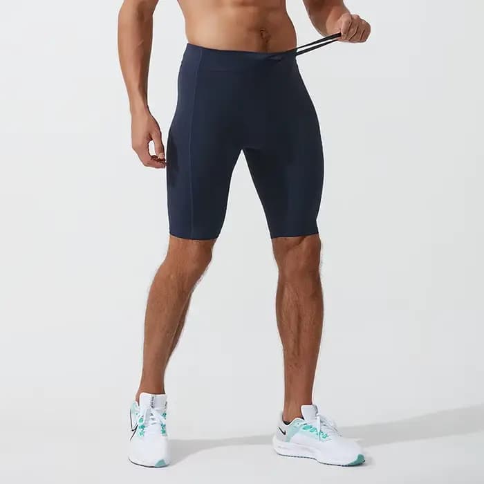 Shorts de Compression pour hommes, collants de musculation à séchage rapide, Leggings de Fitness, taille élastique, bas de Sport, short de course pour hommes