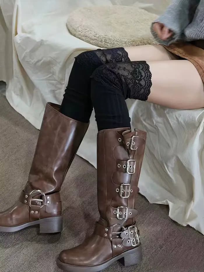 Chaussettes en dentelle pour femmes