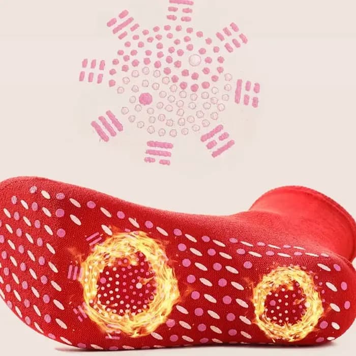 Tourmaline-Chaussettes auto-chauffantes