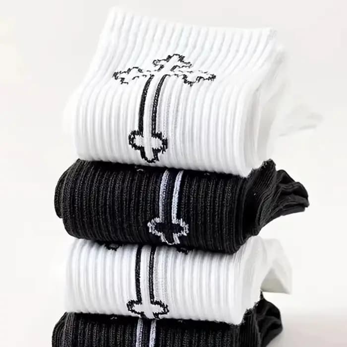 Chaussettes à motif croisé