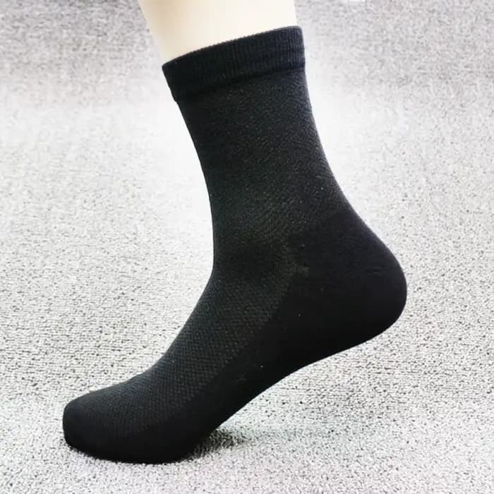 Chaussettes d'Affaires Noires et Blanches pour Homme