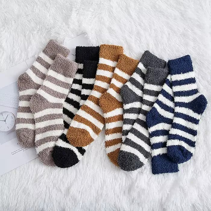 Chaussettes à rayures pour hommes