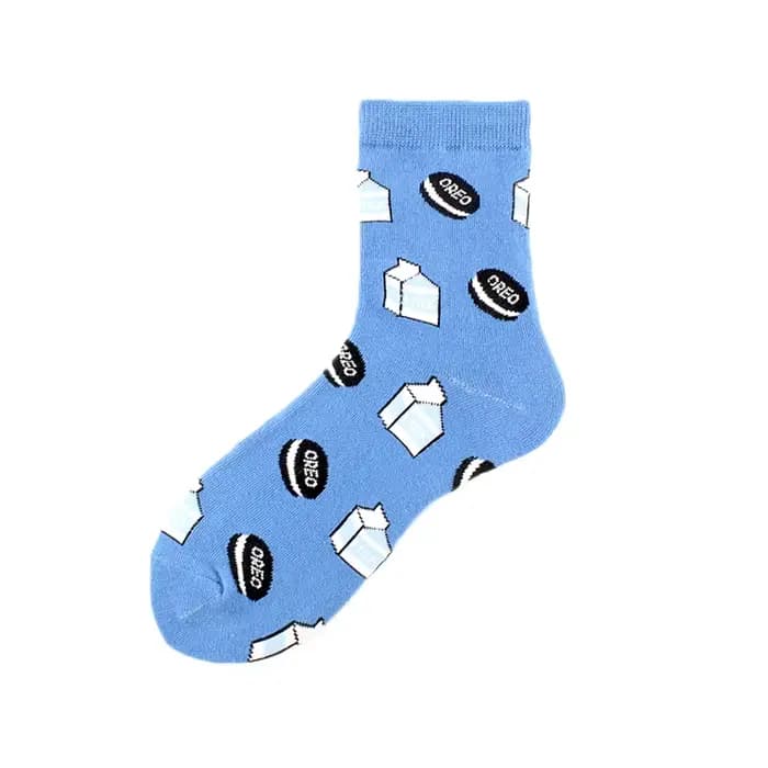Chaussettes créatives drôles en coton pour femmes