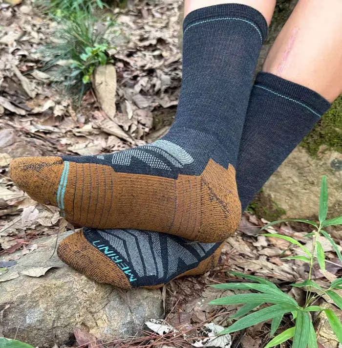 3 paires de chaussettes de randonnée en laine mérinos pour hommes et femmes
