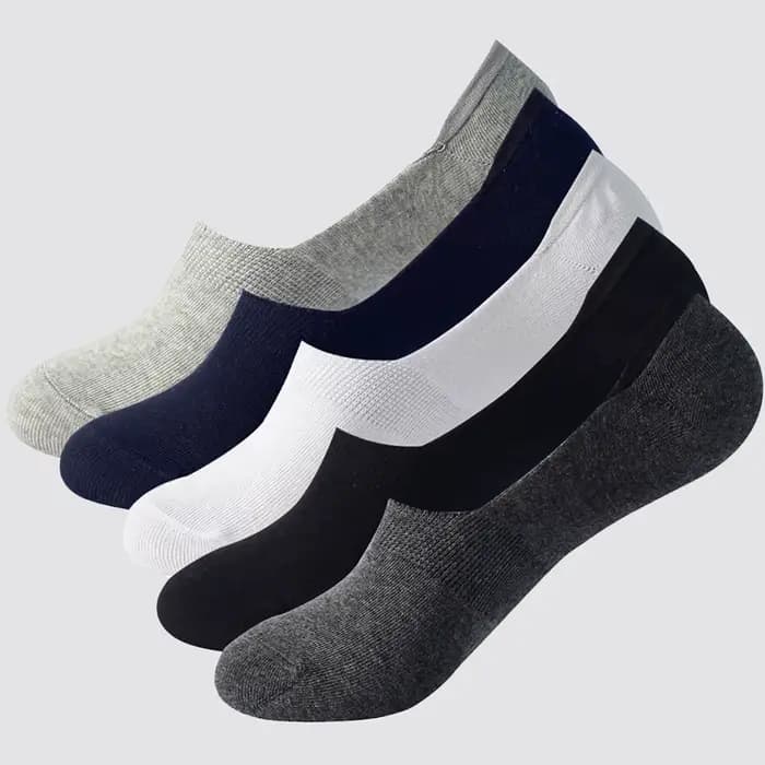5 paires de chaussettes invisibles pour hommes