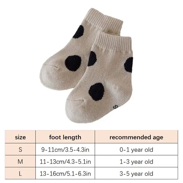 Chaussettes mignonnes à pois pour bébé, nouveau-né, garçon et fille, en coton, Tube central, coréen, décontractées, pour enfants de 0 à 6 ans, printemps-automne
