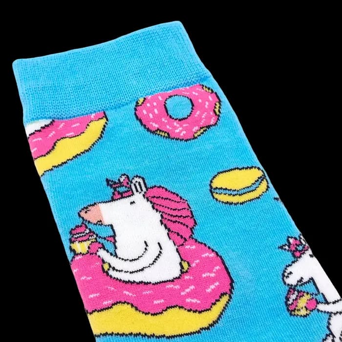 3 paires de chaussettes pour femmes de la série licorne
