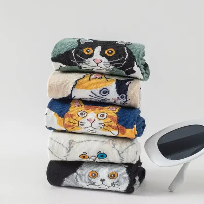 Chaussettes chaton mignon chat drôle Animal nouveauté
