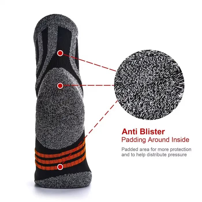 5 paires de chaussettes Anti-ampoule pour hommes