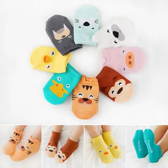 Chaussettes Courtes en Coton à Imprimé Non-ALD pour Garçon et Fille
