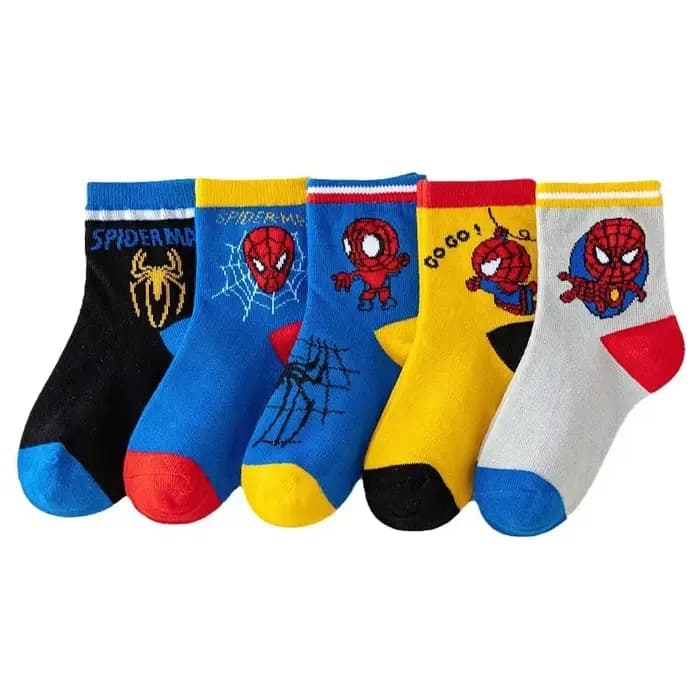 5 paires de chaussettes pour enfants MARVEL Spiderman